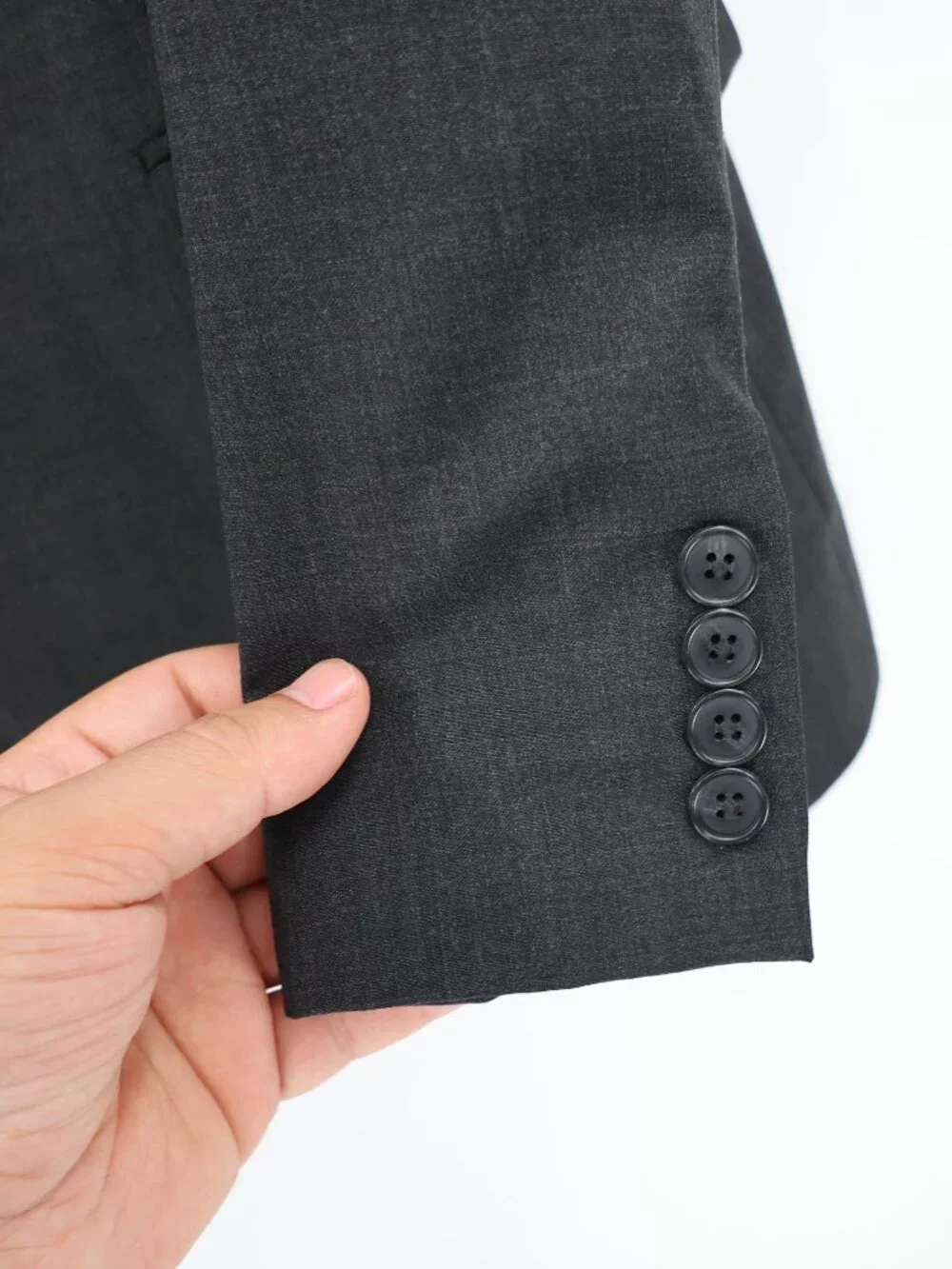 J CREW Sport Coat Mens 40R Thompson Wool Blend Two Button Blazer Gray charcoal